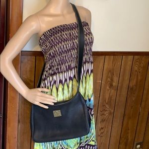 Medallion Cross Body Leather Purse